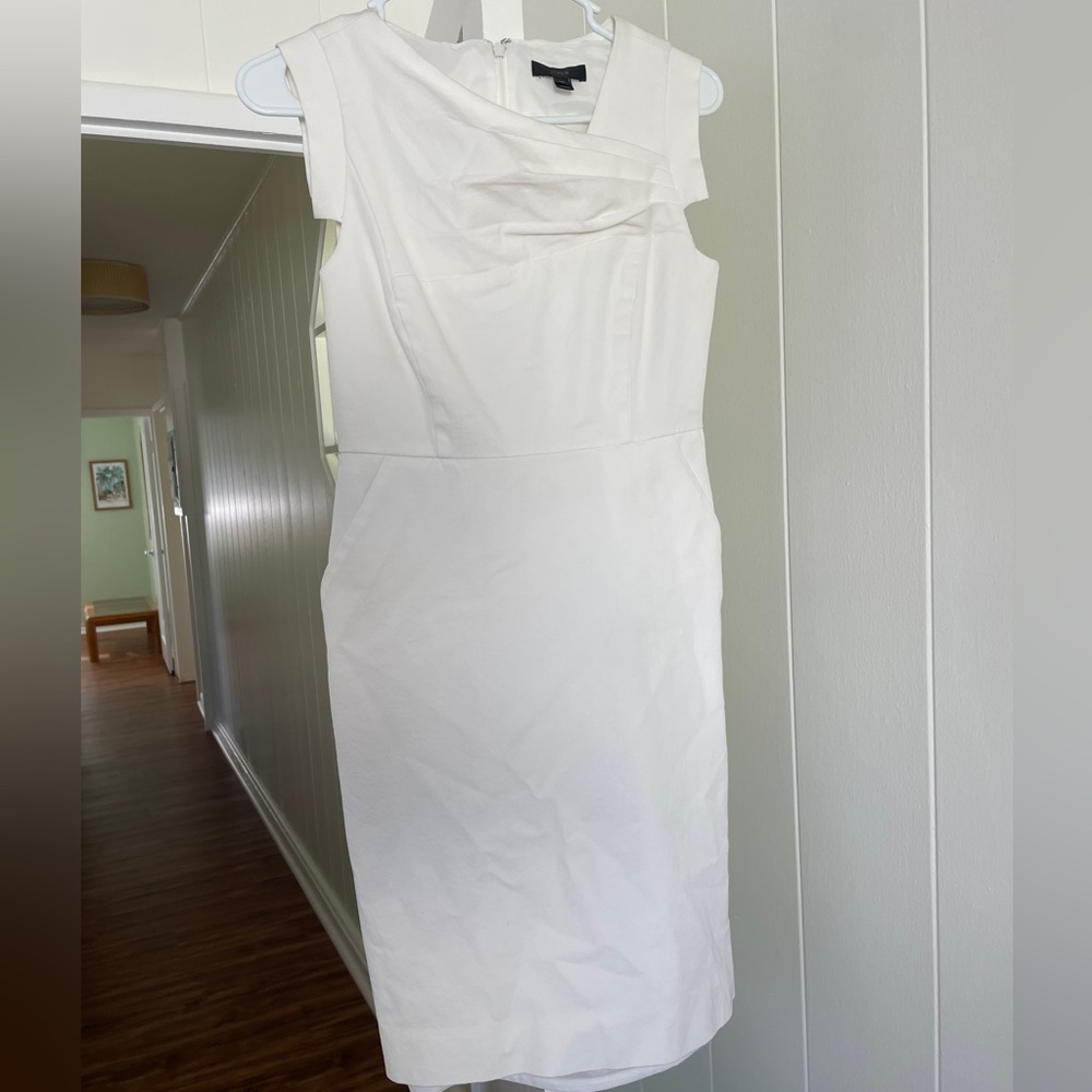 J. crew promotion dress 4P white